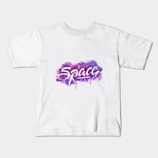 I Need Some Space Watercolour Hand Lettering Kids T-Shirt